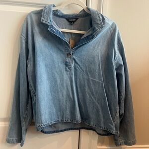 J.Crew Light Blue Denim Shirt